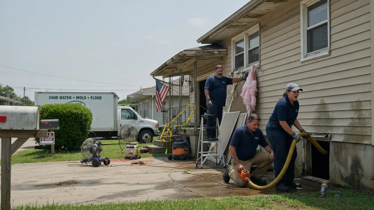 Water Damage Repair in Inman, KS near me